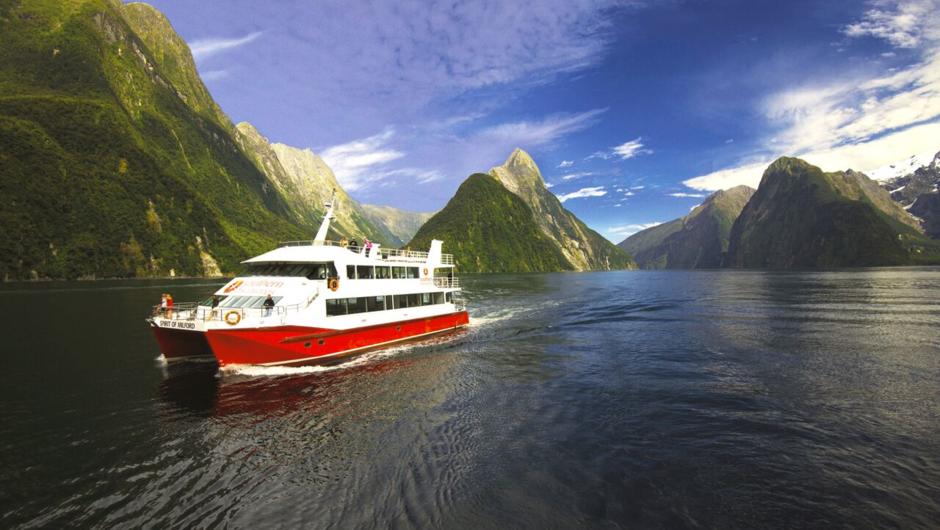 Extraordinary beauty on your 2 hour Milford Sound cruise.
