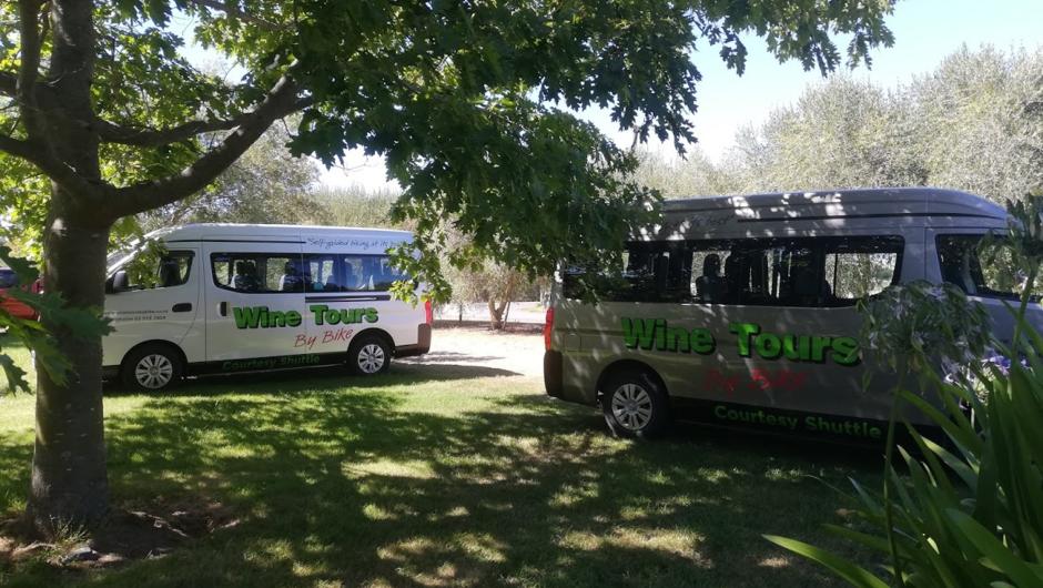 Our air-conditioned 12 seater minibuses offering a complimentary pickup and drop-off service from your accommodation - keeps you safe and sound and you don't have to worry about drinking and driving - it is all about making it easy for you.