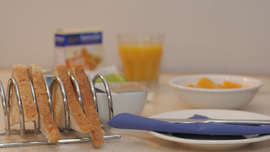 Breakfast options are available  to enable our guest to start the day.
