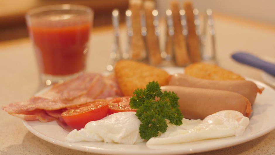 If you need more substance breakfast then you are able to order an in room service cooked breakfast option. Delicious.