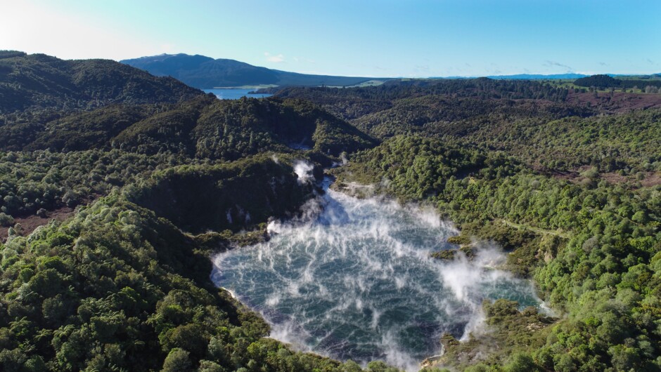 Frying Pan Lake Hot Spring, Waimangu Volcanic Valley