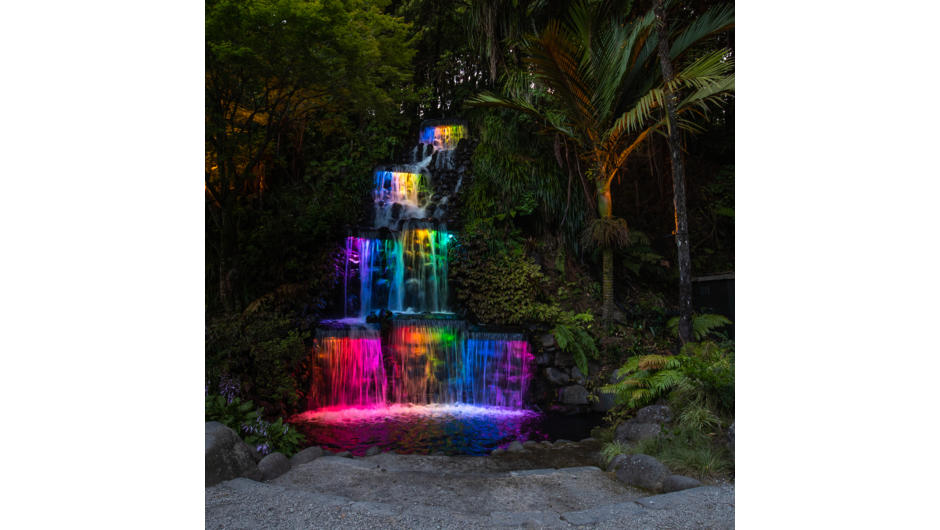 Festival of Lights Waterfall 2020