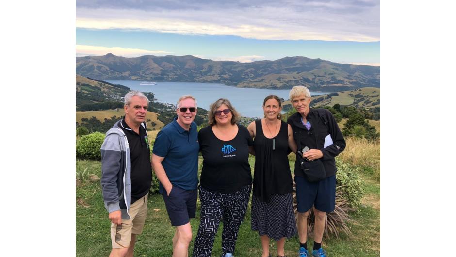 Get the best local knowledge available for your group to take their experience to a whole new level. Ecologist, Historian and Storyteller with two decades of work in community conservation, Marie is a guide like no other (second from right).