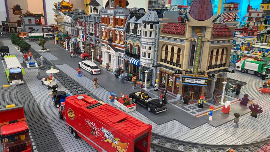 Part of our Lego City display