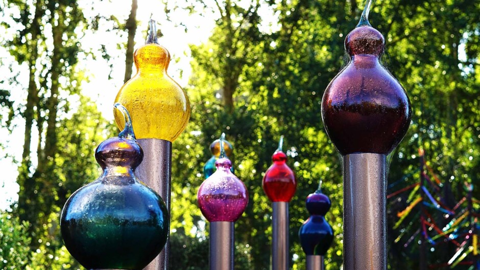 Lava Glass Sculpture Garden Taupo