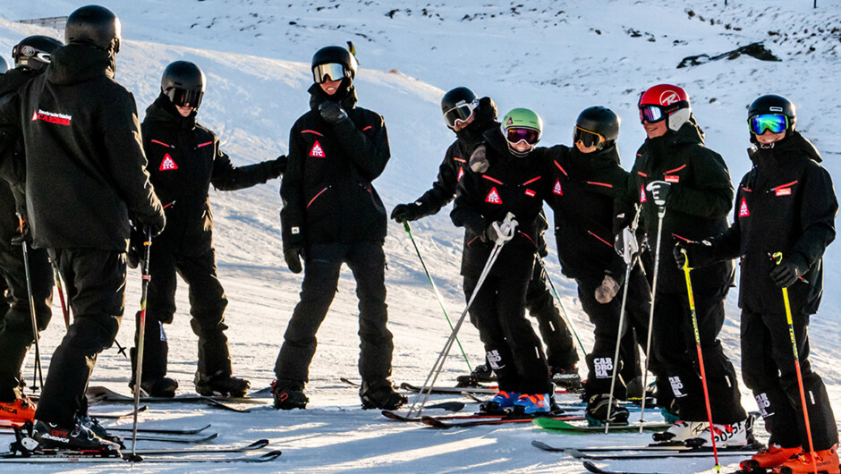 Cardrona's ITC training staff before a training day.