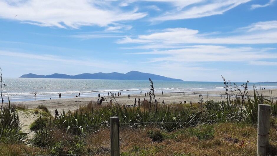 You're never far from the coast.  Kapiti Island off the west coast of the North Island is a nature reserve.