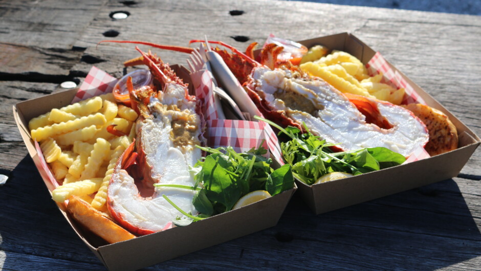 Lunch at Karaka Lobster - Premium Seafood and Cafe