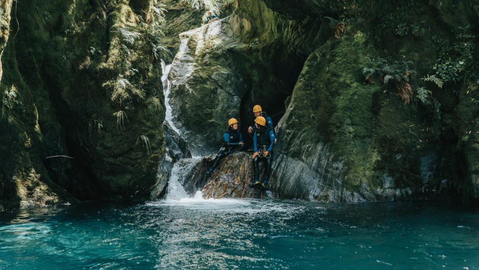 The epic views of canyoning