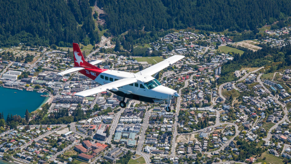 Most modern fleet in Queenstown, NZ. Here is our brand new Cessna 208B EX Grand Caravan, guaranteed window seats for 13 passengers.