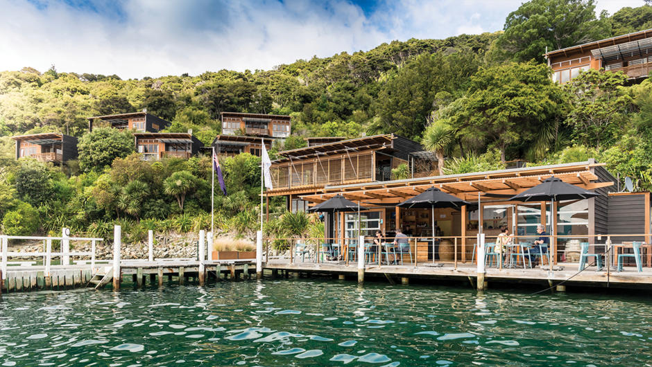 Bay of Many Coves is a luxury five-star resort, set in the heart of Queen Charlotte Sound, Marlborough. Nestled between stunning native bush and our secluded bay, you will enjoy an unforgettable experience.