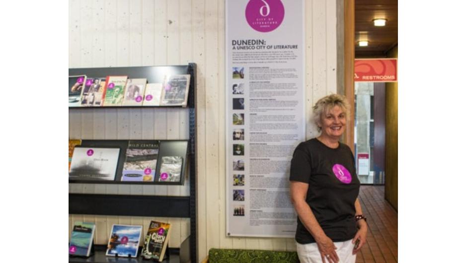 Dunedin Literary Tours Guide Beverly Martens