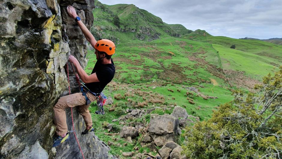 Sport climbing in the Waikato