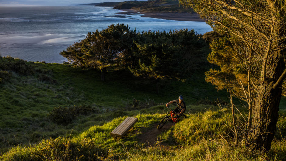 Evening laps on the Te Ara Kākāriki trails