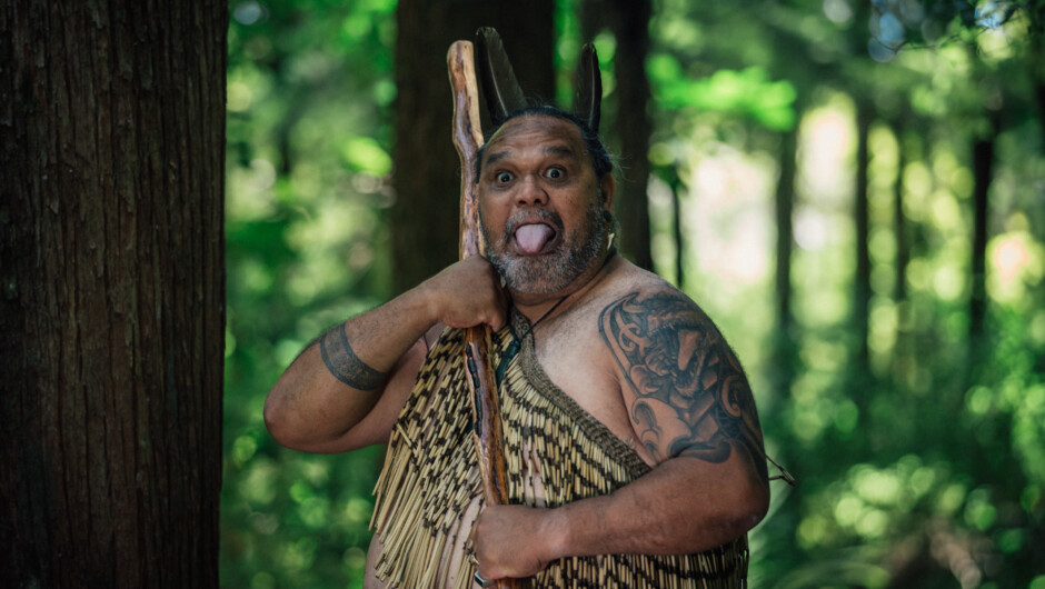 Māori Merv in his element.