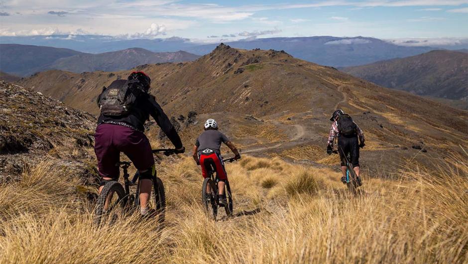 Exploring the Remarkables DH trail in Queenstown