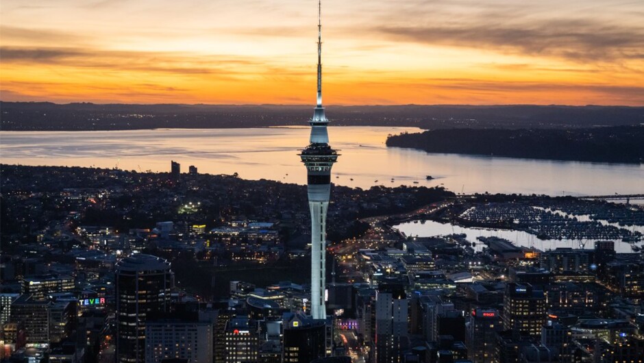 The iconic Sky Tower