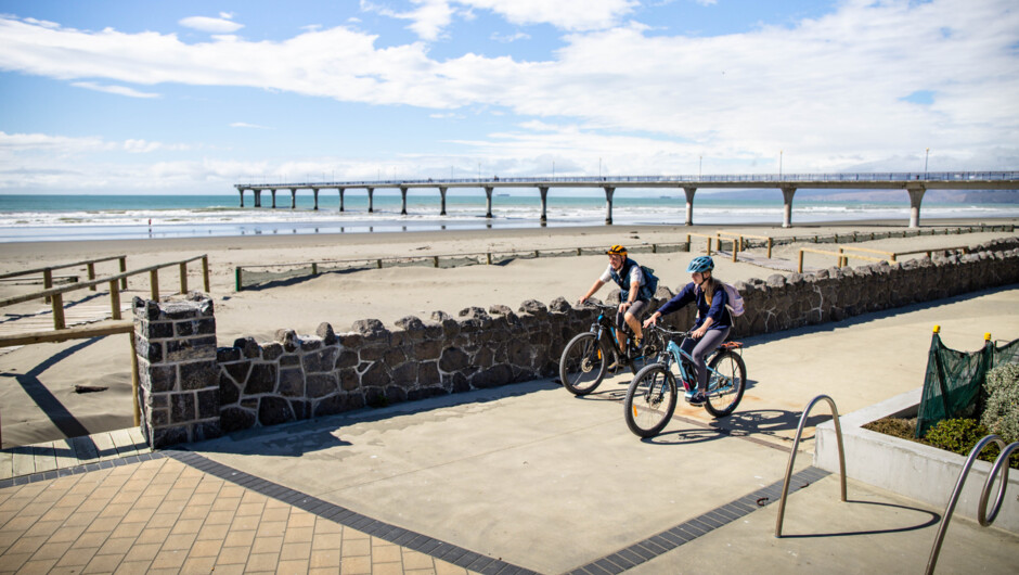 Your guide will navigate you to New Brighton, talking through the history of the green space along the Avon River.