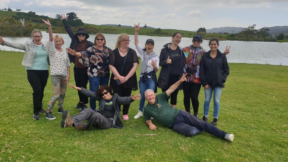 Group day trips to amazing creative and natural places around the Auckland region. A fun and inspirational day out is guaranteed.