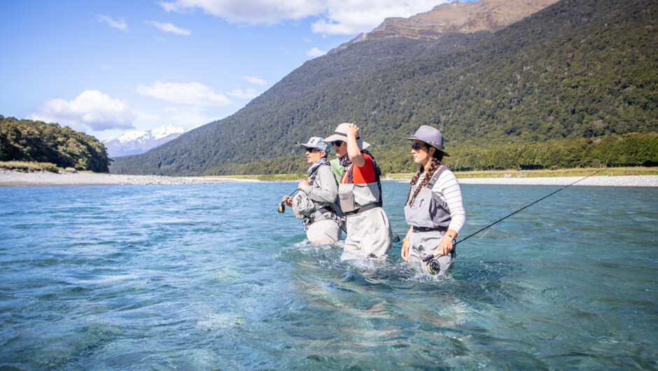 Tip your toes outside of your comfort zone with the guidance from your professional fly fishing guide.