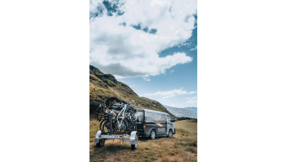 Our drivers will load and unload your bikes for you so you can just enjoy the ride.
