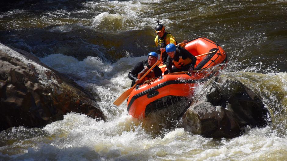 Rafting the Hutt River Gorge