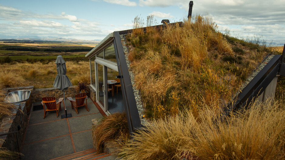 An earth roof connect you to nature