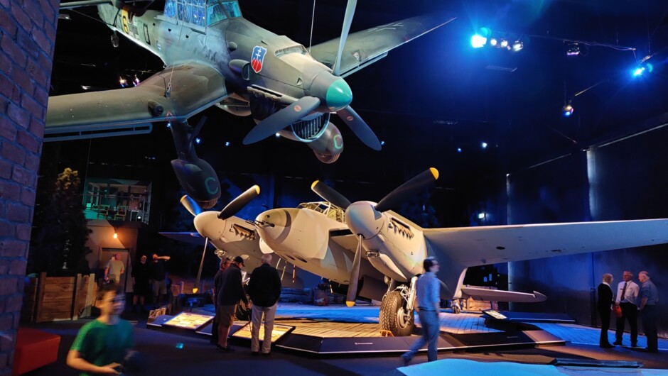 Dangerous Skies WW2 exhibition - Stuka &amp; Dehavilland Mosquito