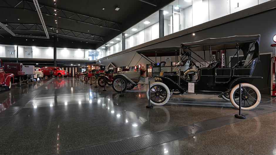 The largest private automotive museum of its type in the world, Bill Richardson Transport World is home to more than 300 rare vintage vehicles.
