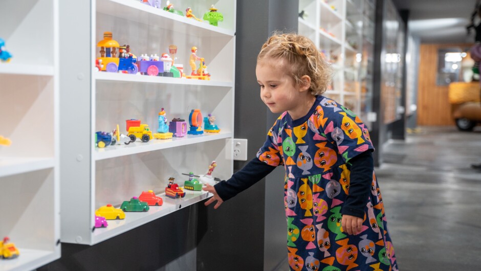 Bill Richardson Transport World is home to New Zealand's largest collection of vintage McDonald's Happy Meal toys: dating as far back as the 1970s, the exhibit is complemented by a delightful Filet-O-Fish car.