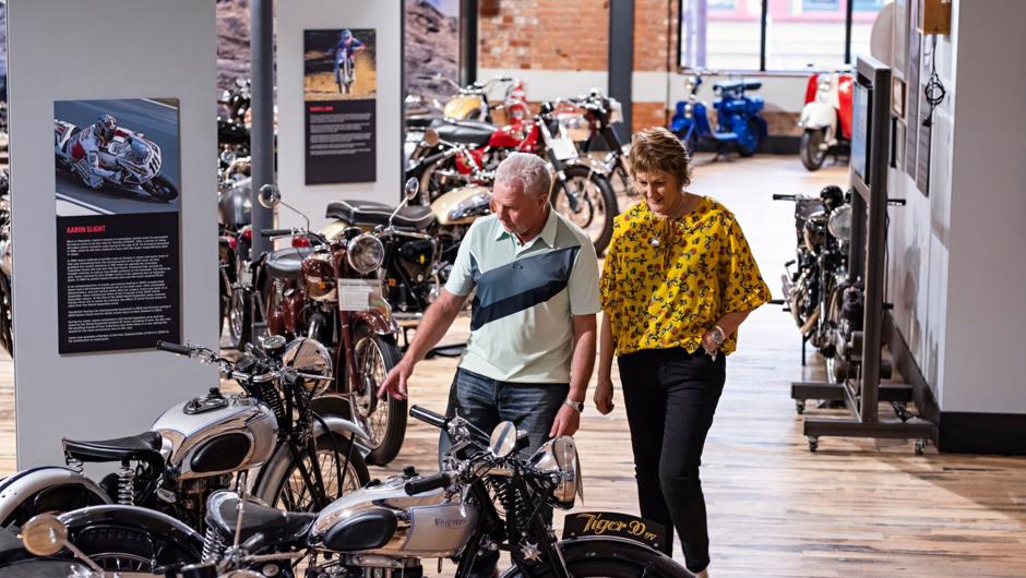 Discover some of the finest vintage motorcycles in the world, from classic British, American and European machines as well as Japanese, speedway, and motocross bikes.