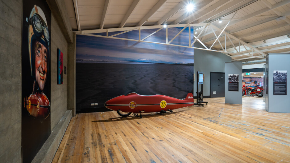 What's a classic motorcycle museum - in Invercargill, especially - without a tribute area to hometown hero Burt Munro? You might know him better as The World's Fastest Indian.