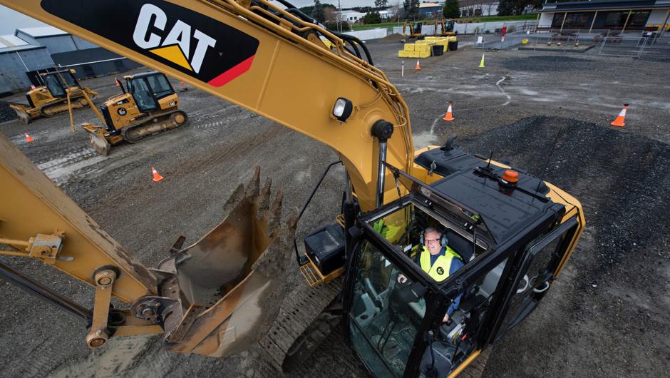 Take your pick from the grunty pieces of machinery at New Zealand's only heavy machinery playground.