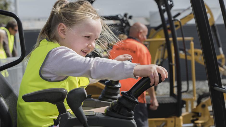 Kids will have an absolute ball on the stationary mini diggers (suitable for ages 5+) while the little ones will love testing out the mini versions of the machinery in the on-site sandpit.