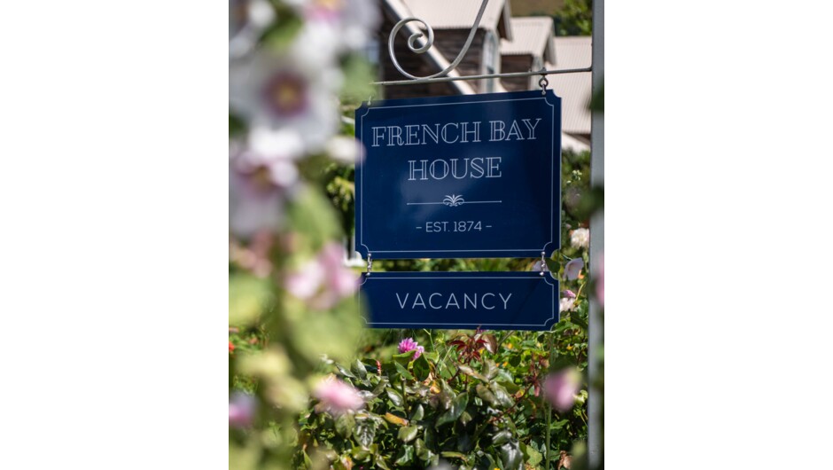 French Bay House Sign