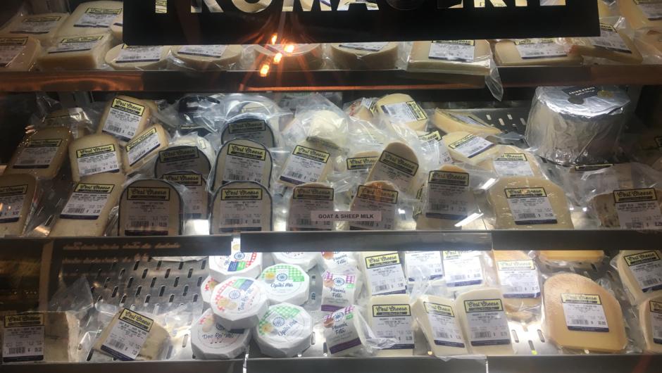 A wide range of cheeses is always on offer at C'est Cheese.