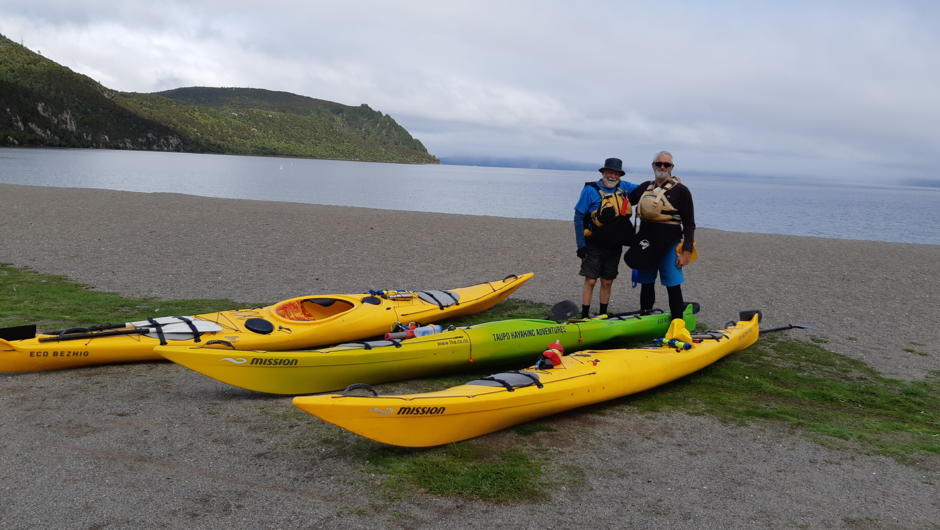 Kayaking through the Western Bays - Kawakawa Bay to Kinloch with Taupo Kayaking Adventures