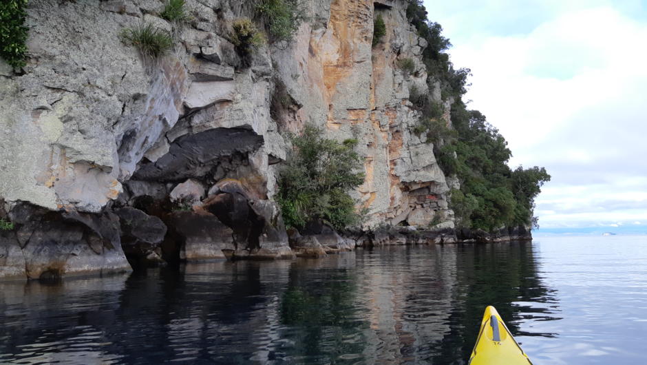 Kayaking through the Western Bays - Waihora to Kinloch with Taupo Kayaking Adventures