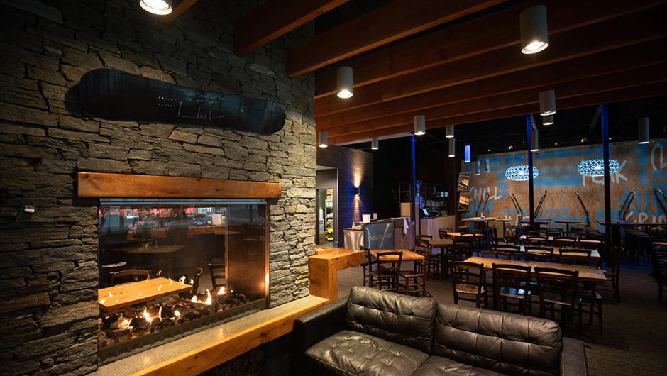Warm up and chill out in the 7Summits Restaurant
