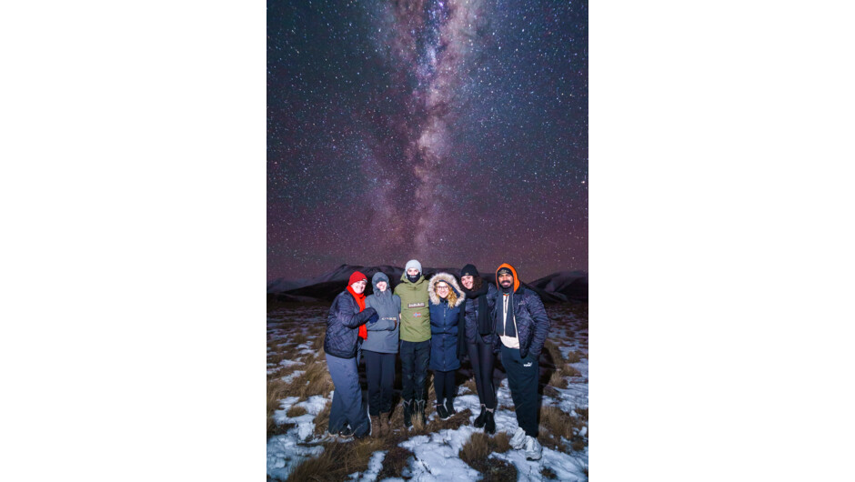 Private Stargazing tour group.