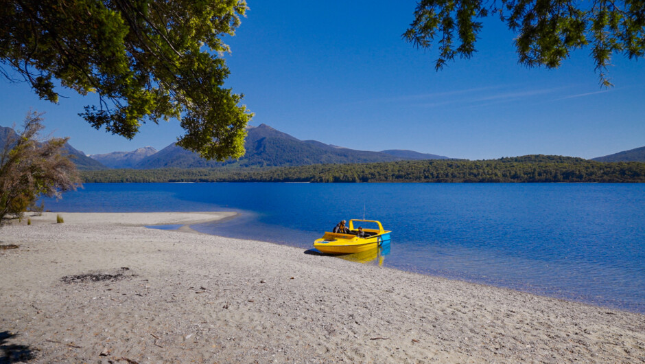 Serenity and views on the shores of Lake Manapouri.