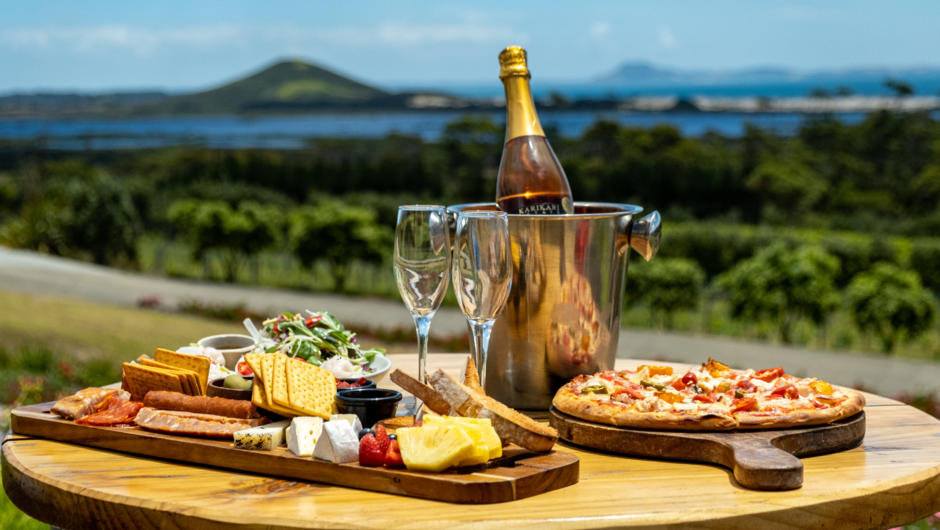 Enjoy a glass of wine, pizza or platter with a view that can&#039;t be beaten