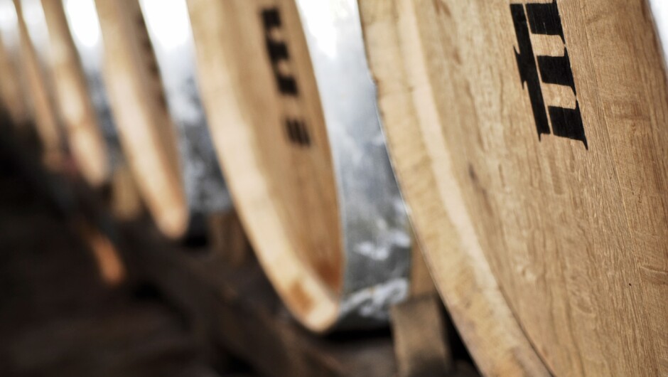 Escarpment Winery Barrels