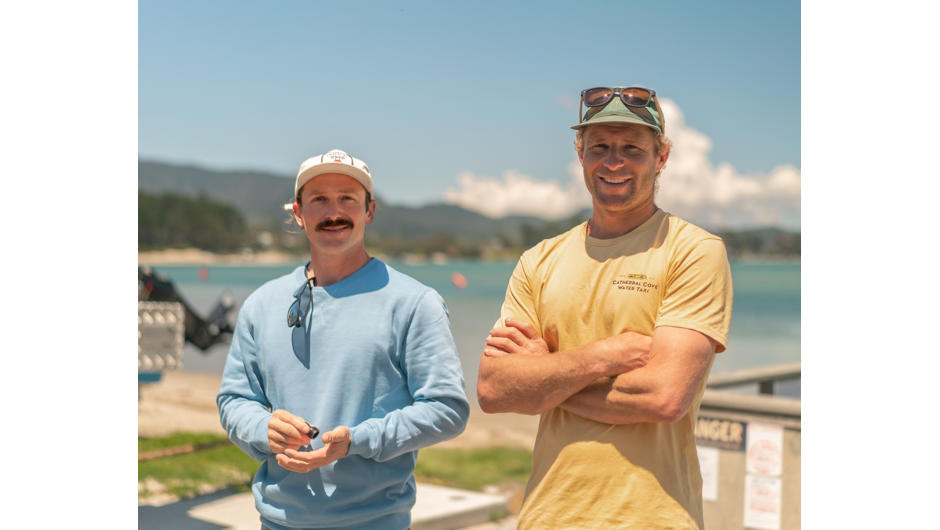 Our skippers, RIchard and Hayden - a lifetime spent on the ocean to deliver you the best possible tours