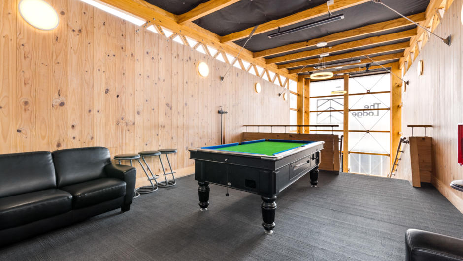 Play a good old game of pool! Located in the second floor of our Lodge.