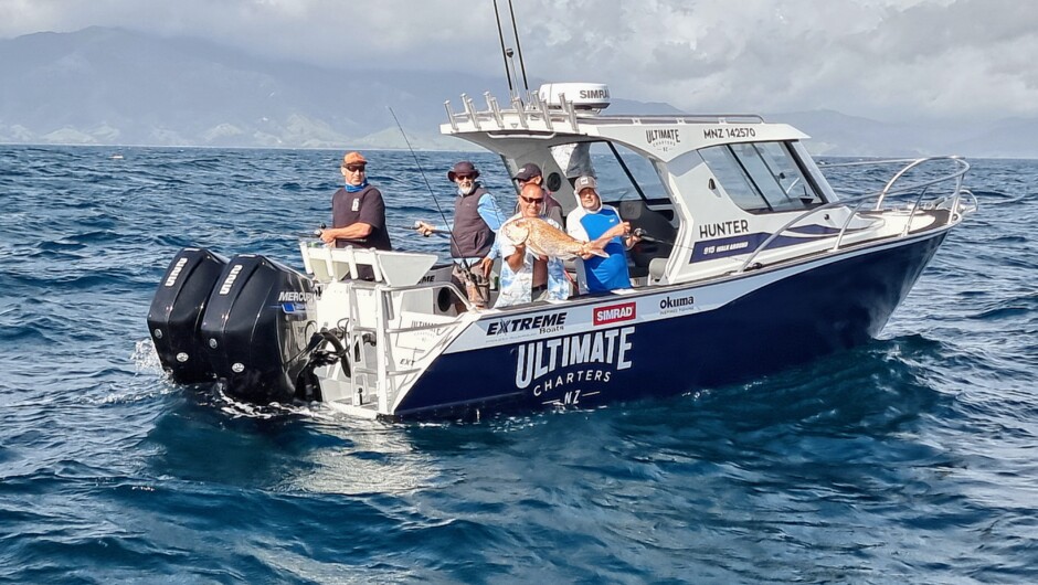 Great snapper action for this group on MV Hunter