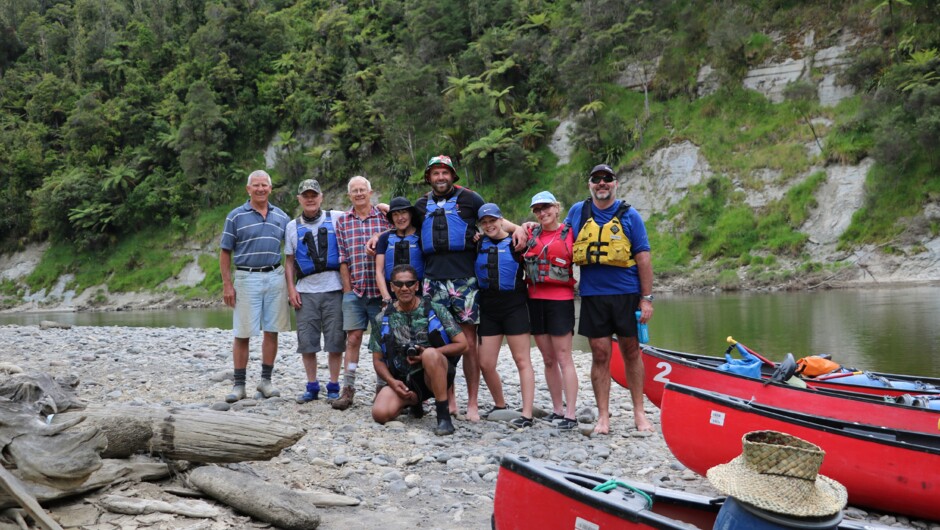 Family trip on the Whanganui River, with Whanganui River Canoes