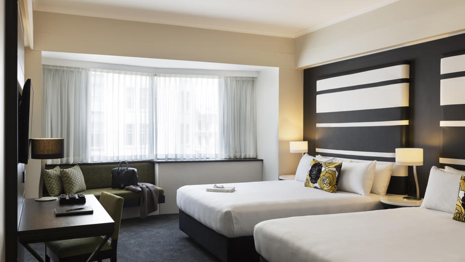 Indulgence and delectable design, with a touch of sugar spice and everything nice, is epitomised in Mövenpick Auckland’s guest rooms and suites.