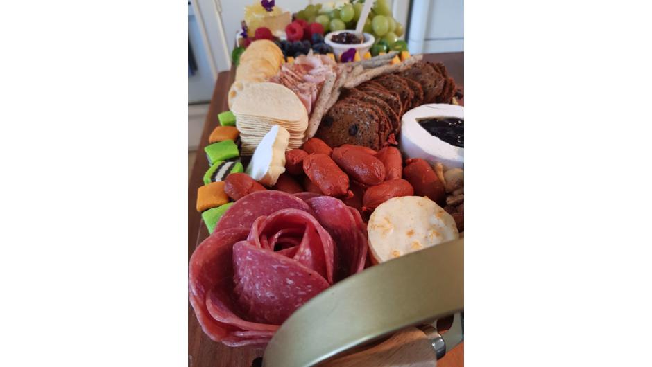 Order a lodge platter to enjoy whilst watching the sun go down
