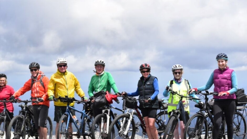 At the start of the ride, Mount Ruapehu